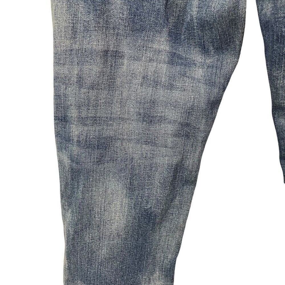 American Eagle Tomgirl Tom Girl Womens Distressed Mid Rise Stretch Jeans sz 14 - Picture 13 of 16